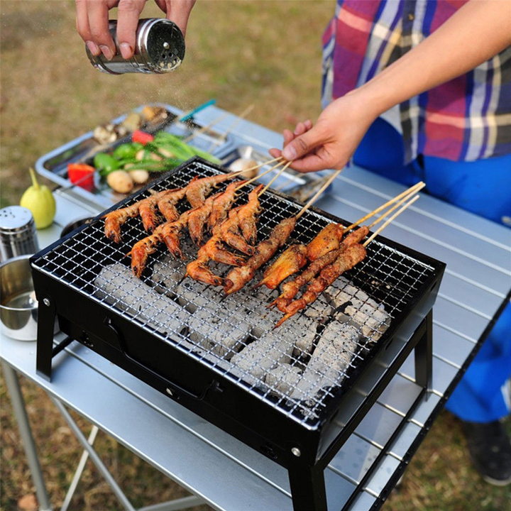 Quick Grill Portable Folding BBQ Grill (SQUARE) – Amazia online Shopping