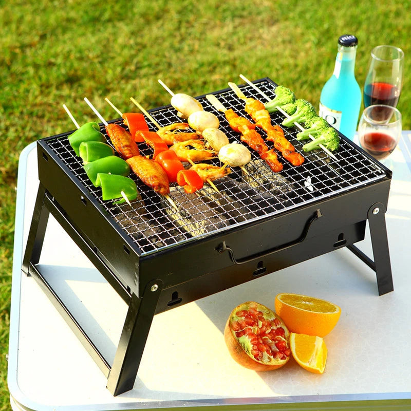 Portable Folding BBQ Grill (SQUARE) – Amazia
