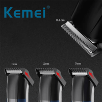 KEMEI-6331 ( 3 in 1 USB Rechargeable)